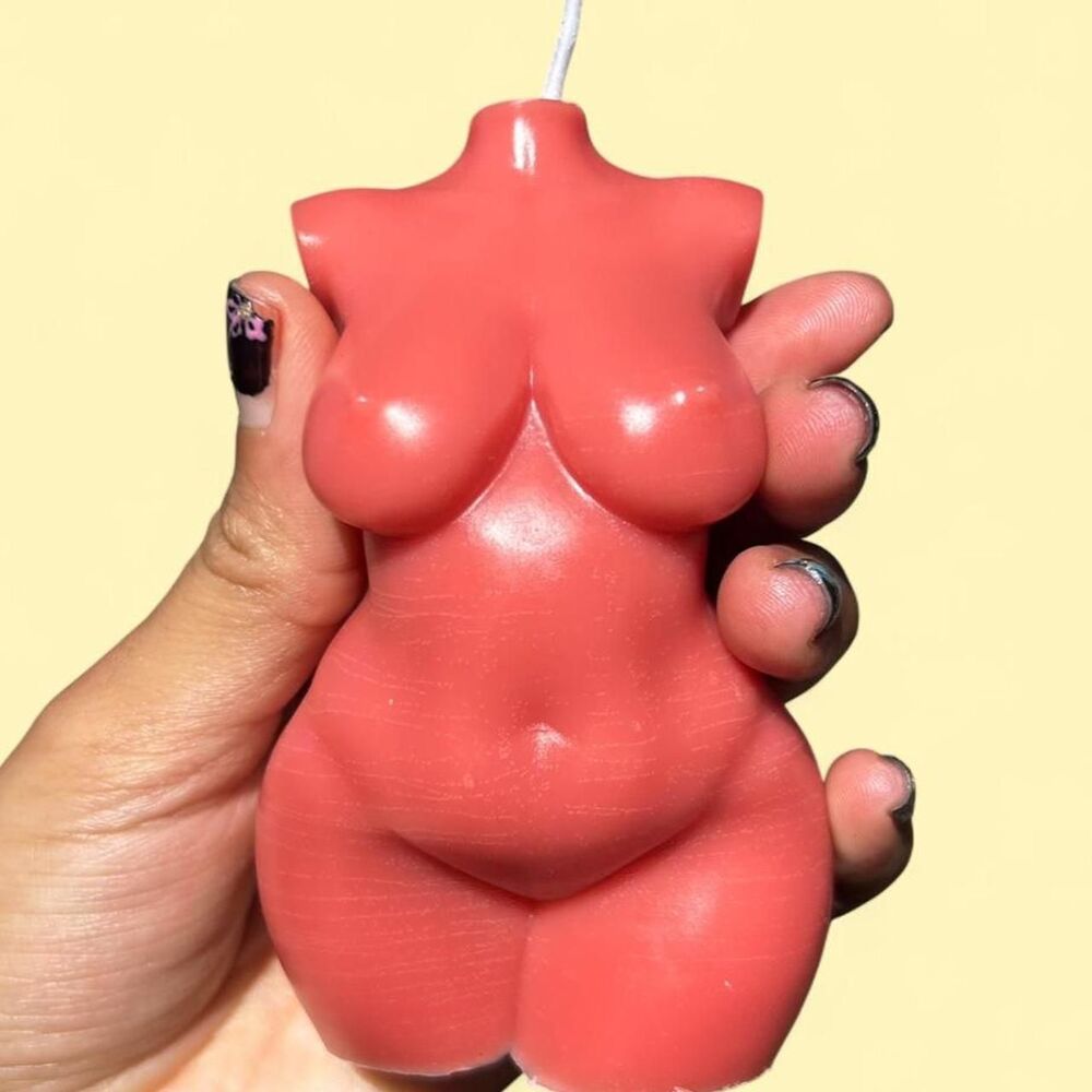 Pink Body Candle